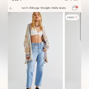 Levi’s Ribcage Straight Jean